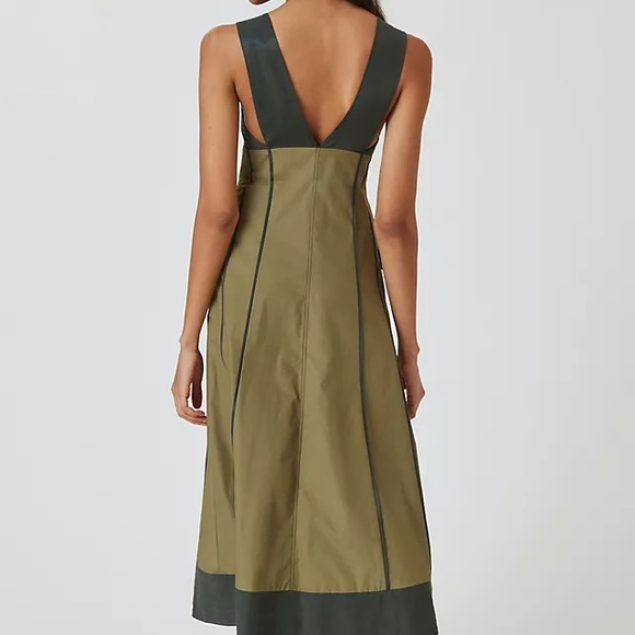 Color Blocked Utility Style MIDI Dress NWT Size 24 - Picture 6 of 8